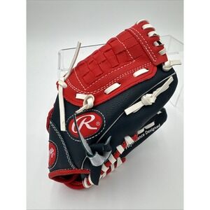 Rawlings Baseball Glove 9" Navy‎ Red